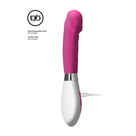 Luna by Shots Asopus Punjivi Silikonski Vibrator 10 Režima Crni 21cm