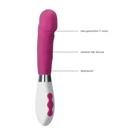 Luna by Shots Asopus Punjivi Silikonski Vibrator 10 Režima Crni 21cm