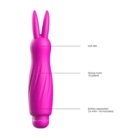 Sofia Silicone Rabbit Vibrator - 10-Speed Luminous Intimate Device