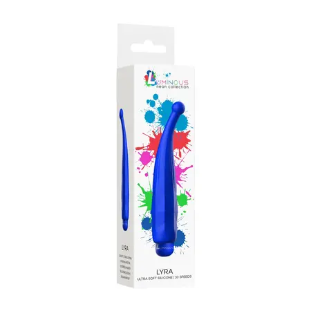 Lyra Silicone Luminous G-Spot Stimulator, 10-Speed, Compact Design
