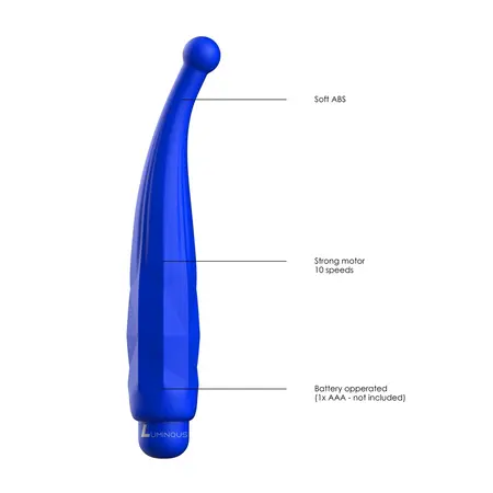 Lyra Silicone Luminous G-Spot Stimulator, 10-Speed, Compact Design