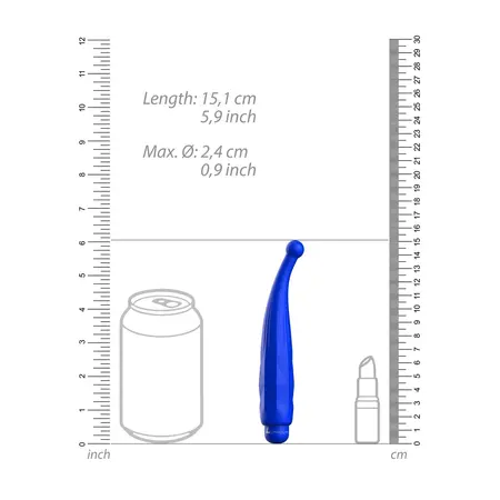 Lyra Silicone Luminous G-Spot Stimulator, 10-Speed, Compact Design
