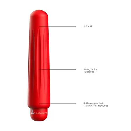 Delia Classic Vibrator - Silicone Sleeve, 10-Speed, Compact Design