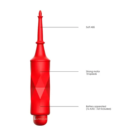 Circe Luminous Intimate Bullet 10-Speed ABS Silicone Mini Massager