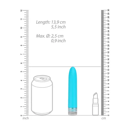 Eleni Classic Multi-Speed vibrator ABS, vitki model, roze, 19 cm