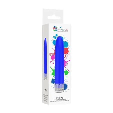 Eleni Classic Slim Intimate Device Multispeed ABS Blue 18 cm