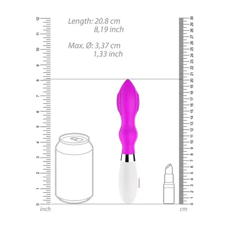 Astraea Multi-Speed Silicone Intimate Device 20.8cm Purple