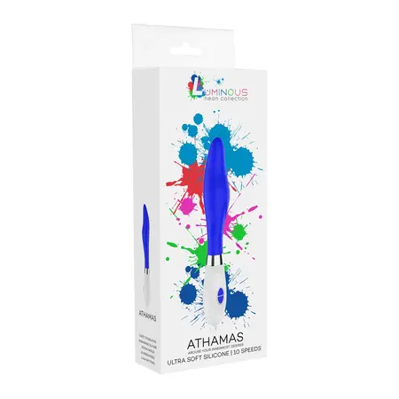 Athamas Silicone Intimate Device 10-Speed 22.7cm Quiet Design Black