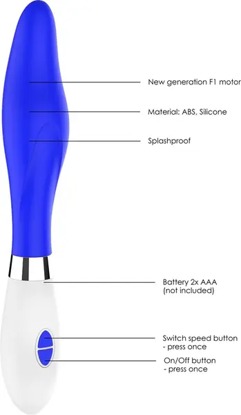 Athamas Silicone Intimate Device 10-Speed 22.7cm Quiet Design Black