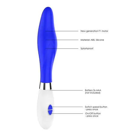 Athamas Silicone Intimate Device 10-Speed 22.7cm Quiet Design Black