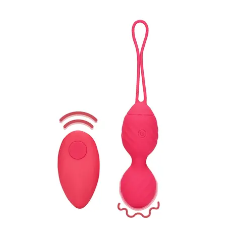 Satisfyer Powerball vibrirajuće jaje sa daljinskim upravljanjem, jagoda crvena