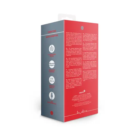 Loveline vibrirajući stimulacioni rukav crni, ergonomski teksturirani model