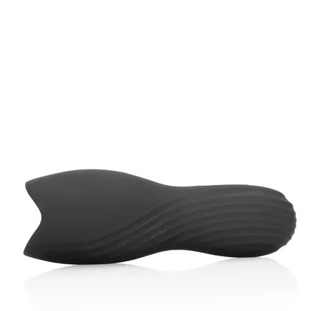Loveline vibrirajući stimulacioni rukav crni, ergonomski teksturirani model