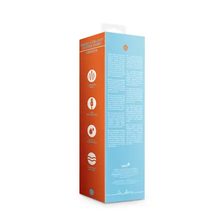 Loveline rebrasti ultra meki silikonski zeko vibrator glacijalno plavi