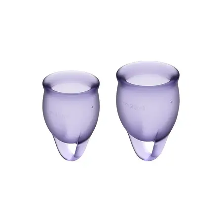 Feel Confident set menstrualnih čašica - Medicinski silikon, 2 veličine, 15/20 ml