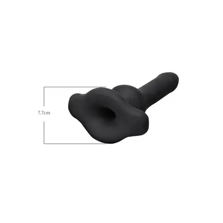 Oxballs Hump Gear SilaSkin Intimate Plug for Advanced Play Black