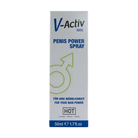 HOT V-Activ Power Sprej za Muškarce 50 ml sa Ekstraktom Ginkga