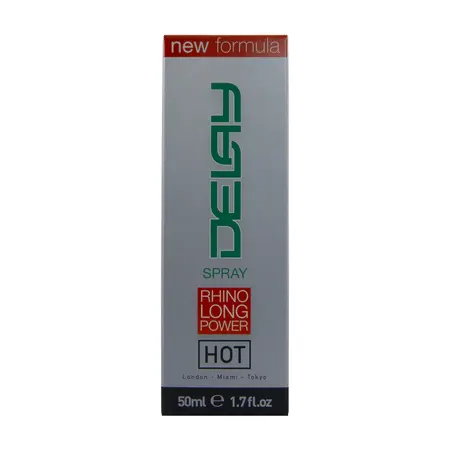 HOT Delay Sprej za Muškarce 50 ml - Formula sa Hlađenjem i Prirodnim Ekstraktima