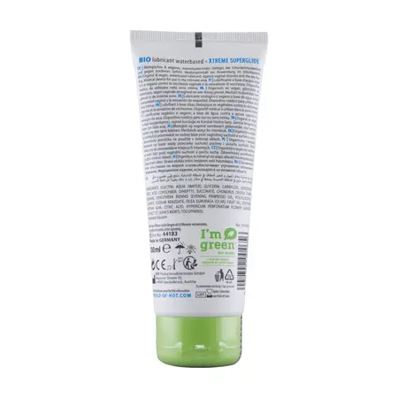 Superglide Xtreme Water-Based Lubricant 100ml Vegan Eco-Tube