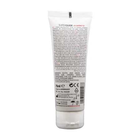 HOT Superglide Jestivi Gel na Vodenoj Bazi Jagoda 75ml - Aromatizovana Formula