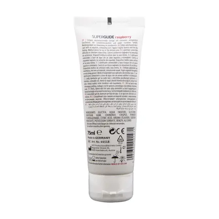 HOT Superglide Lubrikant na Vodenoj Bazi Jestivi Malina 75ml