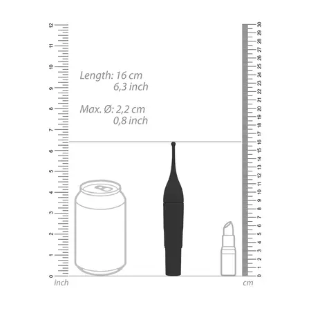 Shots Vibra Point Precision Intimate Stimulator 16cm Pink