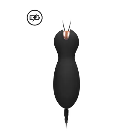 PURITY Dual Wireless Vibrating Set - Silikon, USB punjiv, Crna