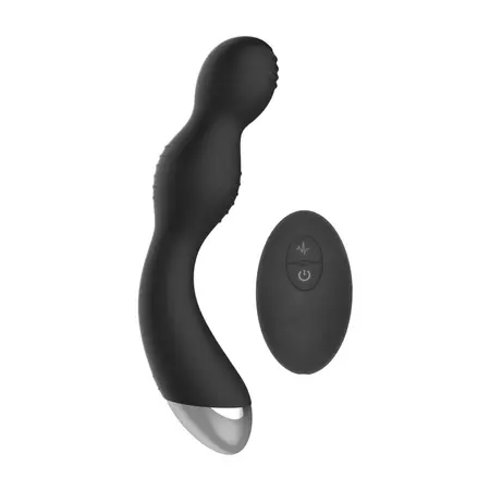 ElectroShock G/P-Spot Silikonski Stimulator Crni Bežični daljinski IPX7