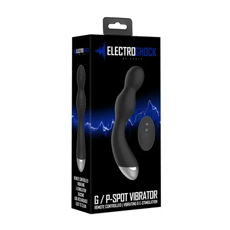 ElectroShock G/P-Spot Silikonski Stimulator Crni Bežični daljinski IPX7