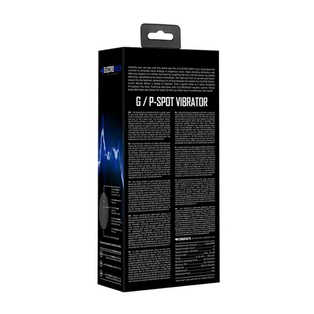ElectroShock G/P-Spot Silikonski Stimulator Crni Bežični daljinski IPX7