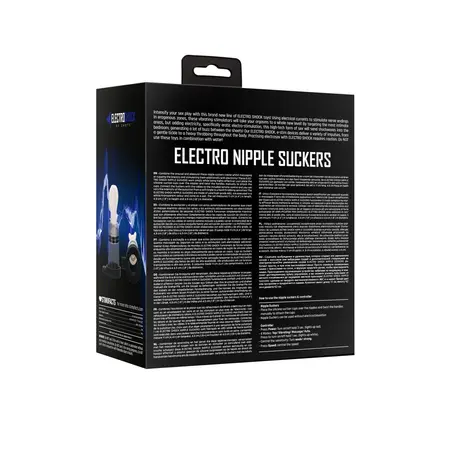 Shots ElectroShock Bi-Polar Bradavica Čašice Set za električnu stimulaciju