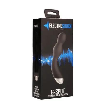 Shots ElectroShock E-Stimulacioni G-/P-Spot Vibrator Crni 20cm
