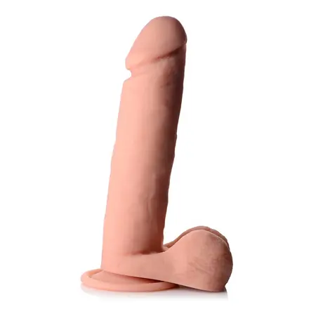 Curve Toys Vibrating Silicone Intimate Device 23 cm with Remote Control