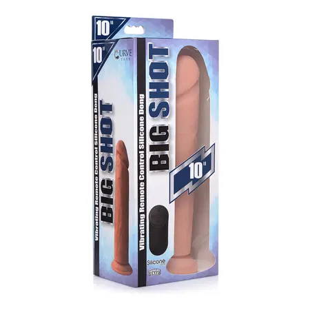Curve Toys Vibrirajući silikonski model sa daljinskim, 25.5cm, 21 mod, crni
