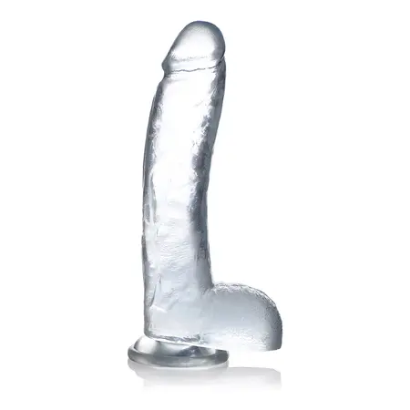 Glas Crystal Series 25.5cm Stakleni intimni model sa usisnom bazom providni