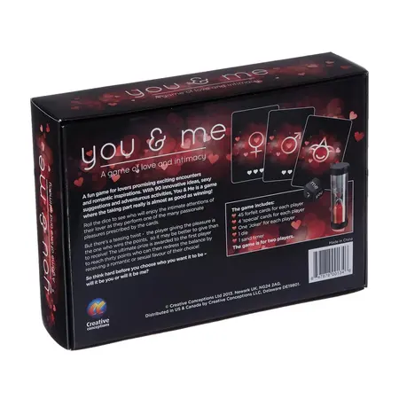 You and Me Kartaška Igra od Tease & Please - Romantično Izdanje za Parove