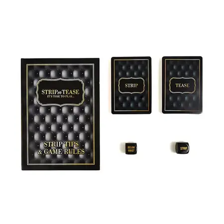 Creative Conceptions Strip or Tease Dice & Card Game for Couples Set