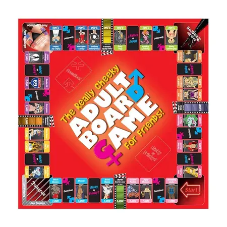 The Really Cheeky Party Board Game for Adults - 2-8 Players, Fun Theme
