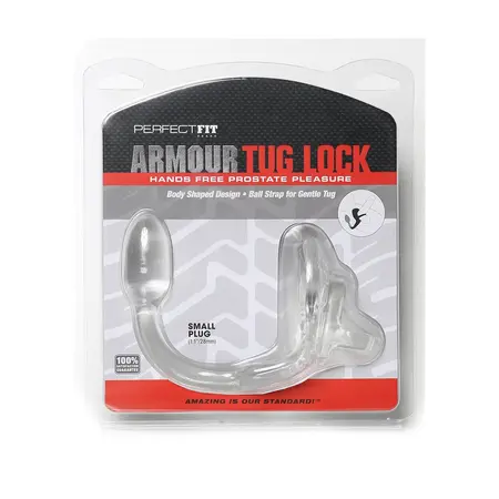 Perfect Fit Armour Tug Lock Crni Sistem sa Čepom i Trakom za Testise S