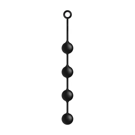 Ass Ballz XL Silicone Intimate Beads - Large, Hypoallergenic, 46cm