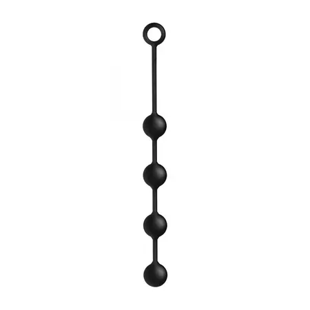 Ass Ballz Silicone Anal Beads M - Medical Grade, Soft Touch, 40cm