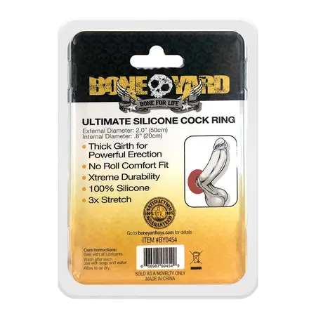 Perfect Fit Ultimate Ring Silicone Comfort Model 50mm Black