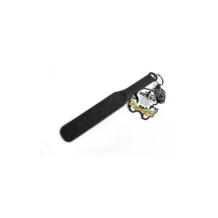 Boneyard Spank Silicone Paddle with Raised Skull Surface, 37.5 cm