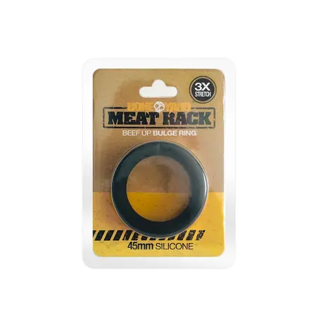 Oxballs Meat Rack Silikonski Prsten 44.5 mm Crni - Model sa Velikom Rastegljivošću