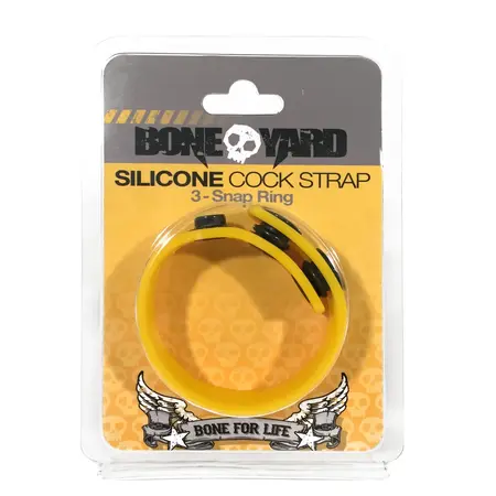 XR Brands Master Series Adjustable Silicone Ring Black Universal Fit