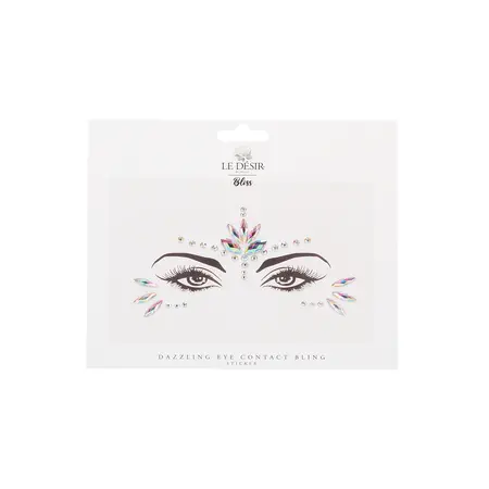 Bling Beauty Eye Crystal Sticker Set - Dazzling Reusable Decoration