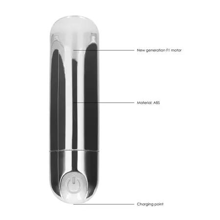 Shots Be Good Tonight 10-Mod Mini Bullet Maser, Crni, 7.7cm
