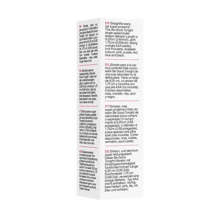 Be Good Tonight 1-Brzina Mini Bullet Vibrator, Više Boja, 9.3cm