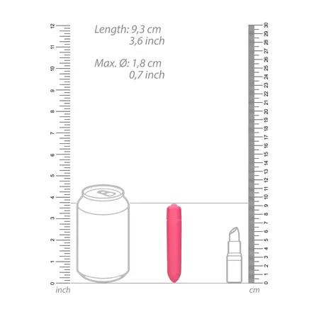 Be Good Tonight 1-Brzina Mini Bullet Vibrator, Više Boja, 9.3cm
