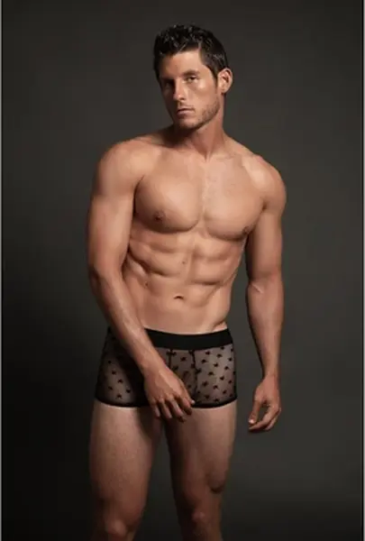 Star Boxer L/XL - Comfortable Men's Boxer Shorts, Black